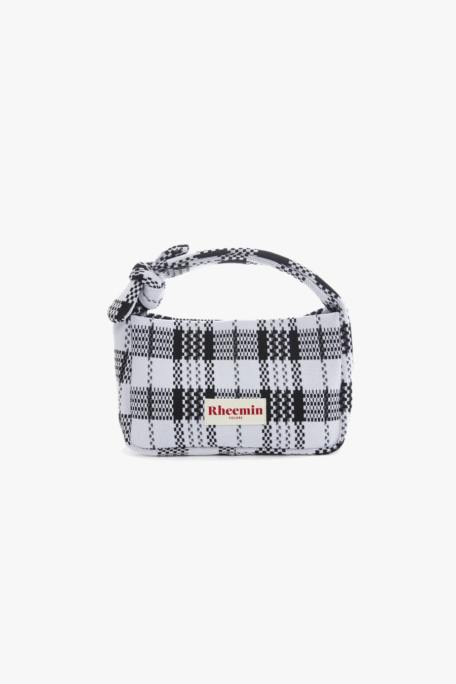 [Seasonal] Ribbon Check Nugget - Black+ Gray+White